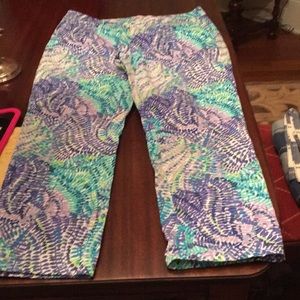 Lilly Pulitzer Sadie cropped chinos!